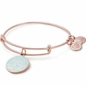 Alex and Ani Mind Over Matter Rose Gold Bangle Bracelet